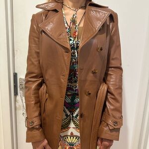 Brown Textured Jacket